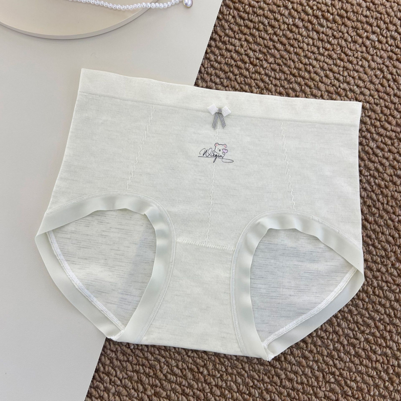 Sieviešu biksītes ar vidējo jostu, bezšuvju, no viskozes — elpojošas, antibakteriālas, neredzamas, vēdera formēšana, adītas