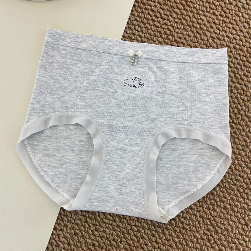 Sieviešu biksītes ar vidējo jostu, bezšuvju, no viskozes — elpojošas, antibakteriālas, neredzamas, vēdera formēšana, adītas