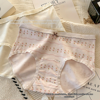 Sieviešu kokvilnas apakšveļa – vidējā jostas vieta, elpojošs adīts audums, garāks starpenes oderes, 100% kokvilnas oderes