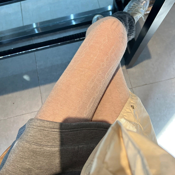 Pamukaste tajice za oblikovanje s vertikalnim zavojnim lancem uzorkom, lagana kompresija, debele i tople za jesen-zimu