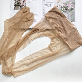 Damske mrežaste hulahopke ultra-tanke bezšivne prozirne, viscose core-spun 30–50% za oblikovanje