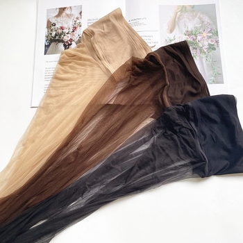 Damske mrežaste hulahopke ultra-tanke bezšivne prozirne, viscose core-spun 30–50% za oblikovanje