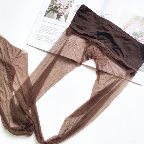 Damske mrežaste hulahopke ultra-tanke bezšivne prozirne, viscose core-spun 30–50% za oblikovanje