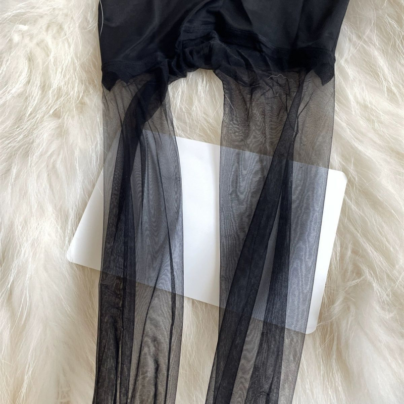 Damske mrežaste hulahopke ultra-tanke bezšivne prozirne, viscose core-spun 30–50% za oblikovanje