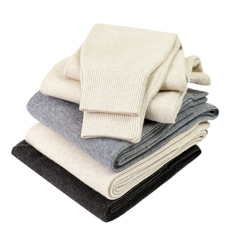 Bezšivne termoske legice s visokim strukom od kašmira, 100% kašmir, gusta tkanina 251-300 g/m², unisex