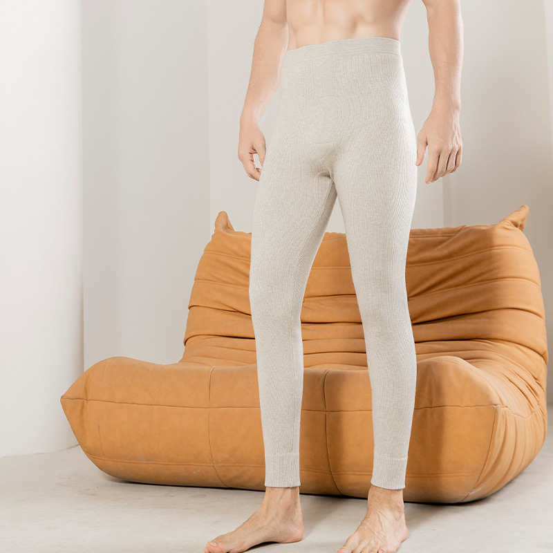 Bezšivne termoske legice s visokim strukom od kašmira, 100% kašmir, gusta tkanina 251-300 g/m², unisex