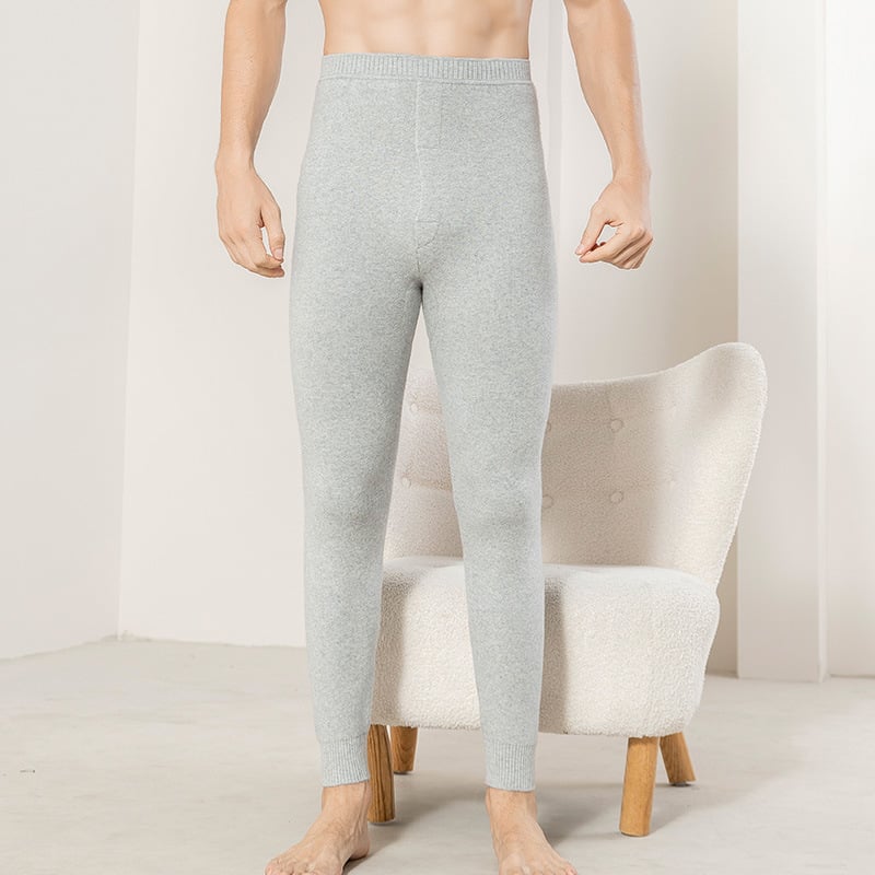 Bezšivne termoske legice s visokim strukom od kašmira, 100% kašmir, gusta tkanina 251-300 g/m², unisex