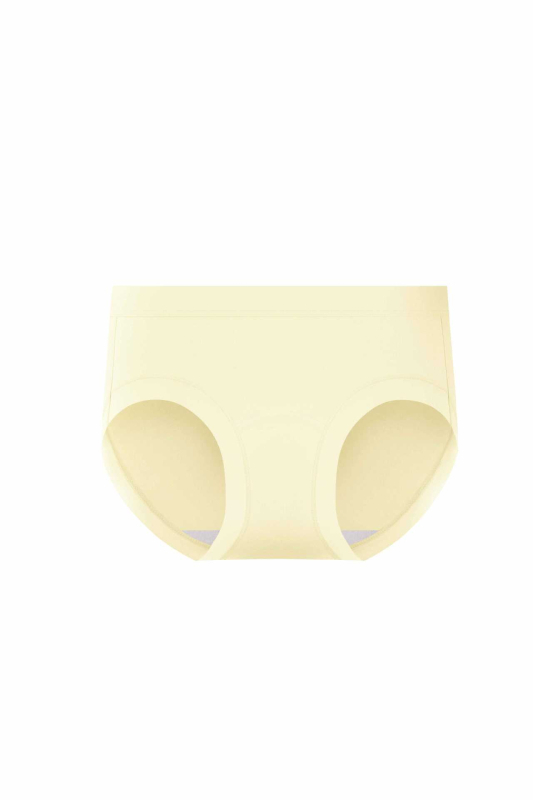 Sievietēm bezšuvju kokvilnas biksītes, vidukļa vidējais, elpojošas, antibakteriālas, 100% kokvilnas oderējums