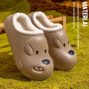 Домашни пантофи EVA с памучно вътрешно и EVA подметка, карикатура стил (Външен материал: EVA; Вътрешен материал: памук; Подметка: EVA; Форма на пръста: кръгла; Стил: карикатура)