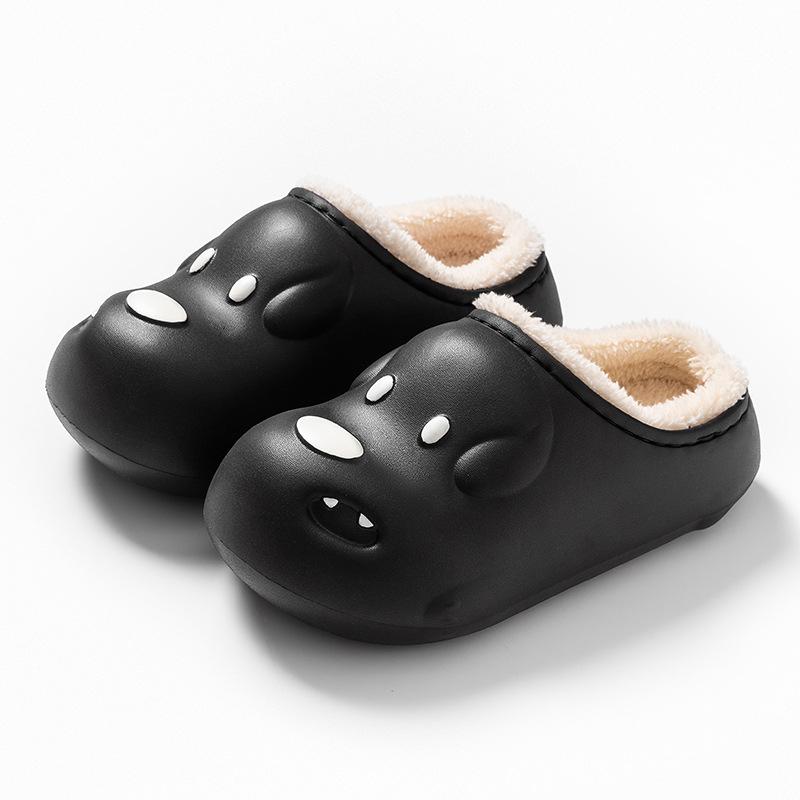 Домашни пантофи EVA с памучно вътрешно и EVA подметка, карикатура стил (Външен материал: EVA; Вътрешен материал: памук; Подметка: EVA; Форма на пръста: кръгла; Стил: карикатура)