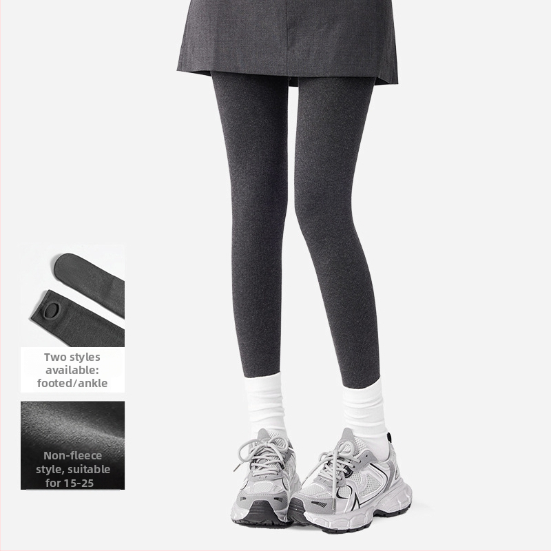 Ženske tajice od pamuka za bazu: podizanje stražnjice, oblikovanje tijela, grijanje, debeli materijal, jednobojne