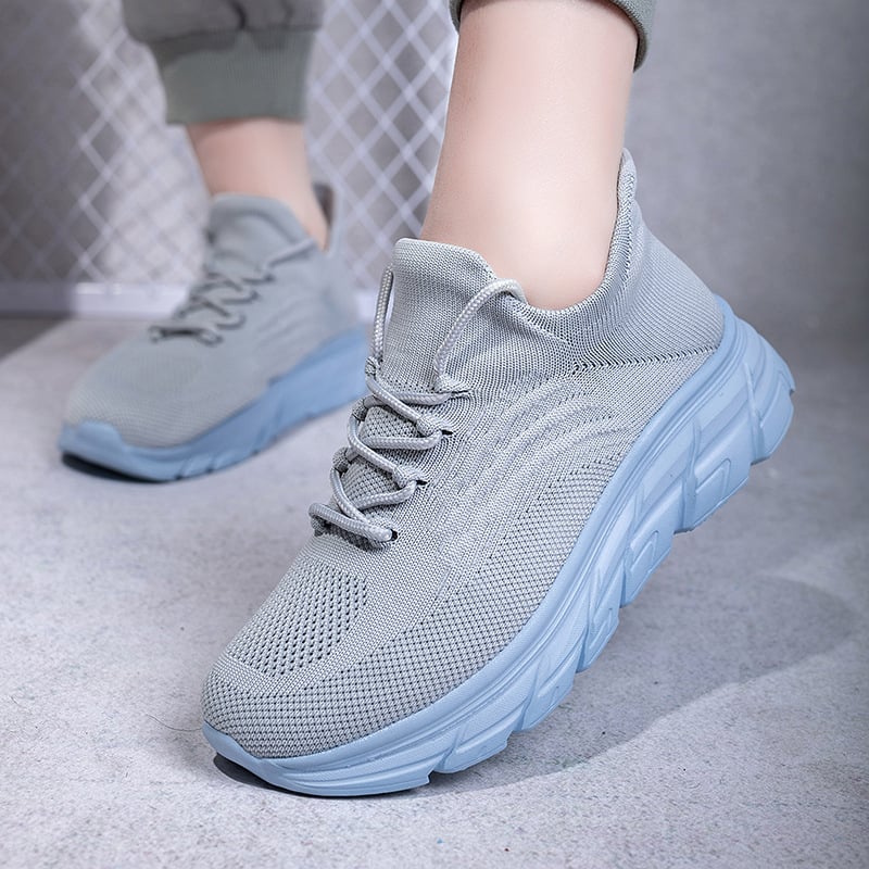 Unisex tenisice za sport i svakodnevicu s prozračnim mrežastim gornjim dijelom, niski profil, vezanje, debeli potplat i PU uložak, pogodne za trčanje