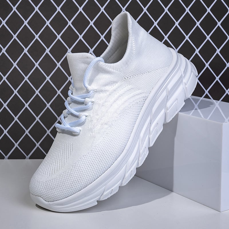 Unisex tenisice za sport i svakodnevicu s prozračnim mrežastim gornjim dijelom, niski profil, vezanje, debeli potplat i PU uložak, pogodne za trčanje