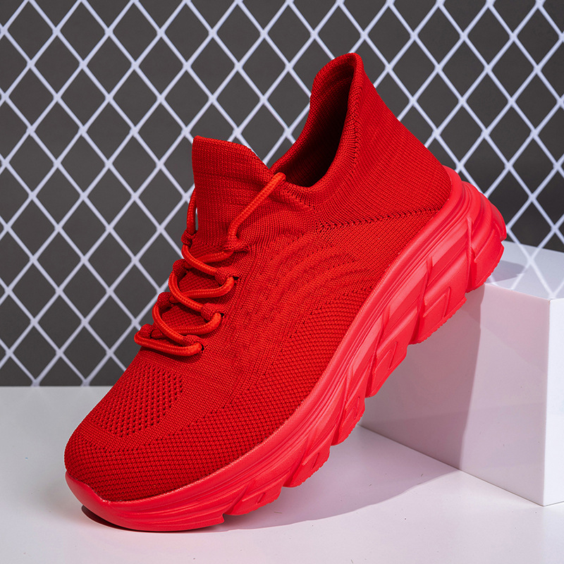 Unisex tenisice za sport i svakodnevicu s prozračnim mrežastim gornjim dijelom, niski profil, vezanje, debeli potplat i PU uložak, pogodne za trčanje