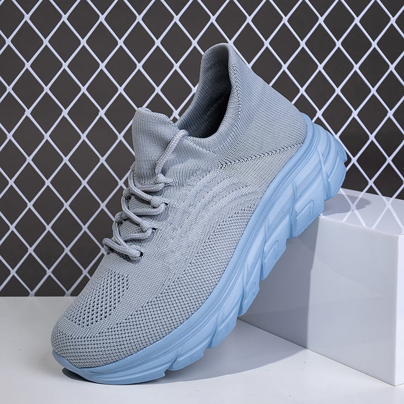 Unisex tenisice za sport i svakodnevicu s prozračnim mrežastim gornjim dijelom, niski profil, vezanje, debeli potplat i PU uložak, pogodne za trčanje