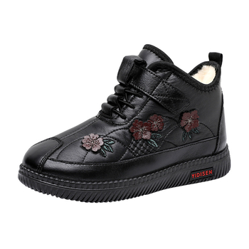 Moterys žieminiai sniego batai, su fliso pamušalu šilumai, atsparūs vandeniui, neslidus padas, Velcro užsegimas.