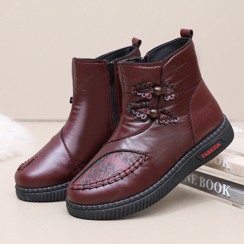 Moterys žieminiai sniego batai, su fliso pamušalu šilumai, atsparūs vandeniui, neslidus padas, Velcro užsegimas.