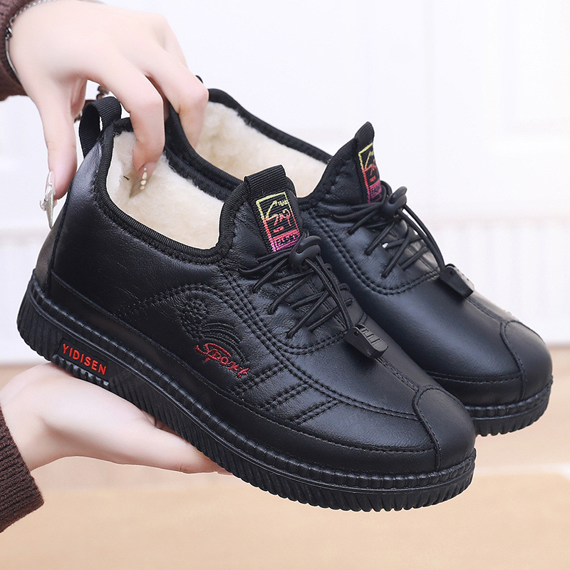 Moterys žieminiai sniego batai, su fliso pamušalu šilumai, atsparūs vandeniui, neslidus padas, Velcro užsegimas.