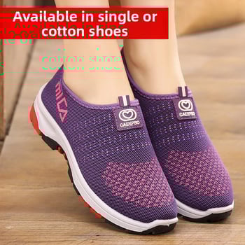 Naistele mõeldud kangast kingad vanal Pekingi stiilis – slip-on, libisemiskindlad, hingav pealmine kangas, lambavill veluurvooder, igapäevane etniline stiil