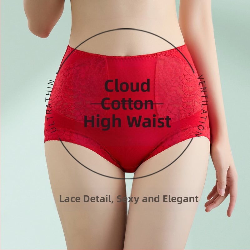 Sieviešu augsta vidukļa neilona biksītes ar vēdera kontroli un gūžu pacelšanu, kokvilnas oderējums starp intīmām zonām