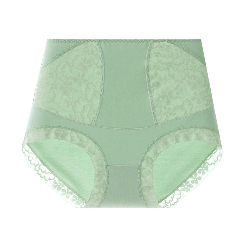 Sieviešu augsta vidukļa neilona biksītes ar vēdera kontroli un gūžu pacelšanu, kokvilnas oderējums starp intīmām zonām
