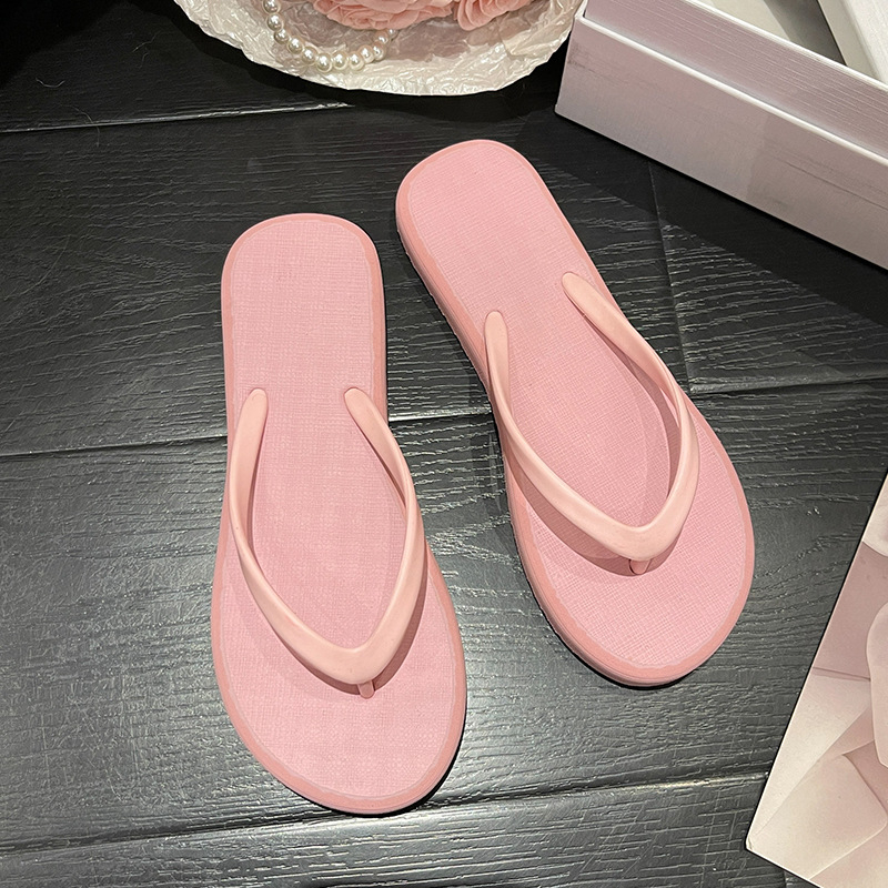 Ženske flip-flop sandale za ljeto – jednostavan jednobojni dizajn za plažu