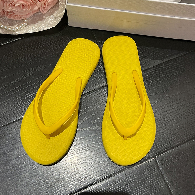 Ženske flip-flop sandale za ljeto – jednostavan jednobojni dizajn za plažu