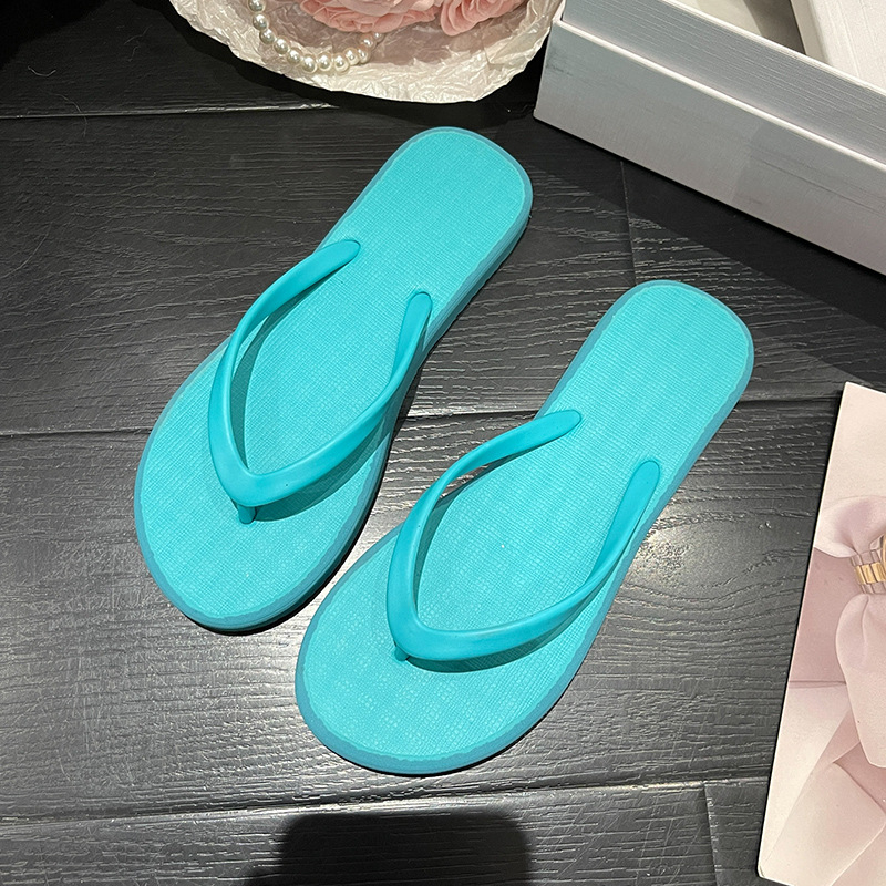 Ženske flip-flop sandale za ljeto – jednostavan jednobojni dizajn za plažu