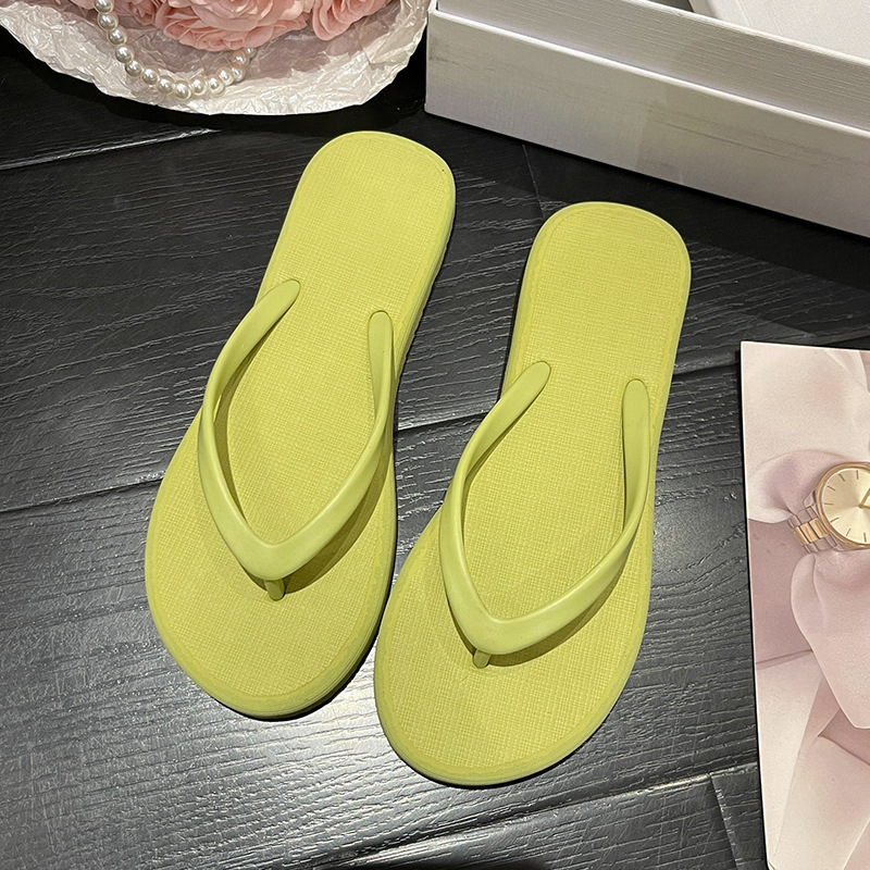 Ženske flip-flop sandale za ljeto – jednostavan jednobojni dizajn za plažu