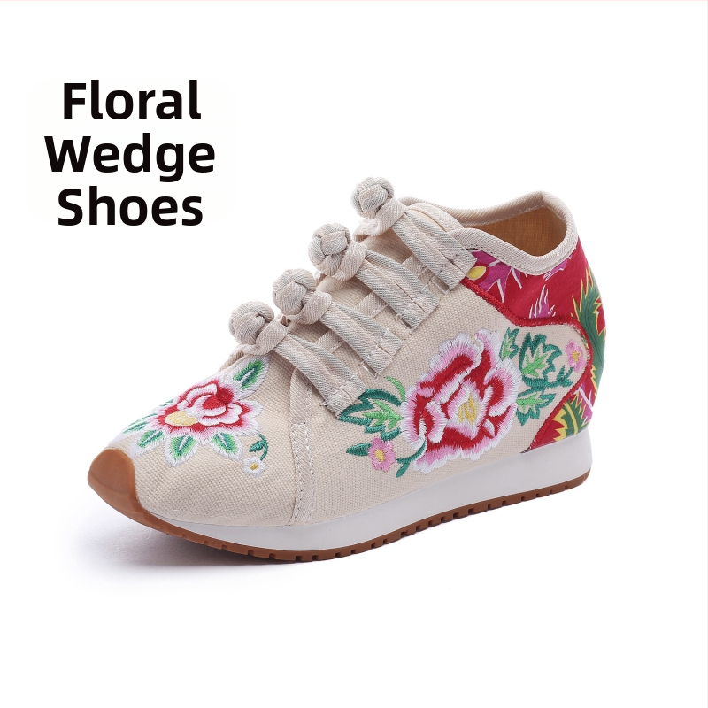 Naistele lõuzenahad lillekirjaga, fliisvooder, keskmise kõrgusega ülaosa, komposiitpõhi