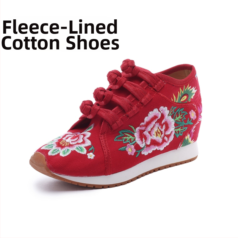 Naistele lõuzenahad lillekirjaga, fliisvooder, keskmise kõrgusega ülaosa, komposiitpõhi