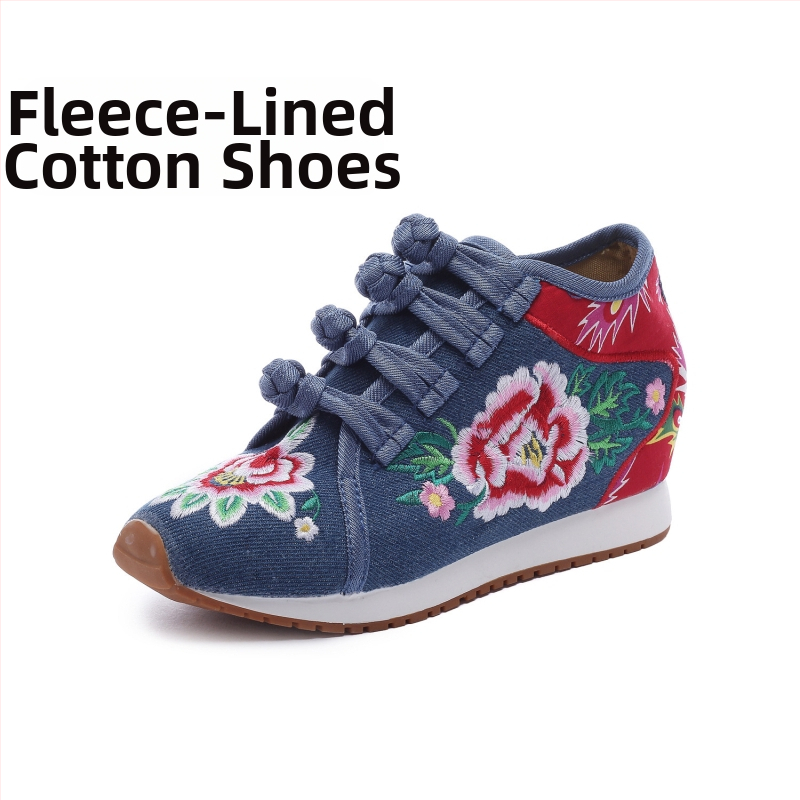 Naistele lõuzenahad lillekirjaga, fliisvooder, keskmise kõrgusega ülaosa, komposiitpõhi