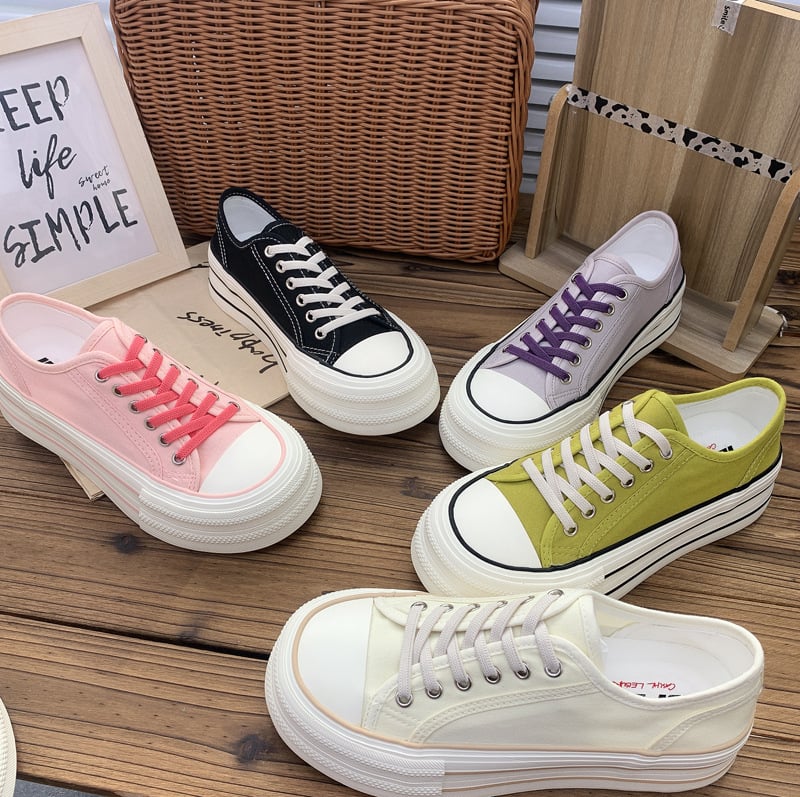 Naiste kanvas tossud platvormiga, paksu tallaga, ees köis, puuvillane vooder, suvi 2025