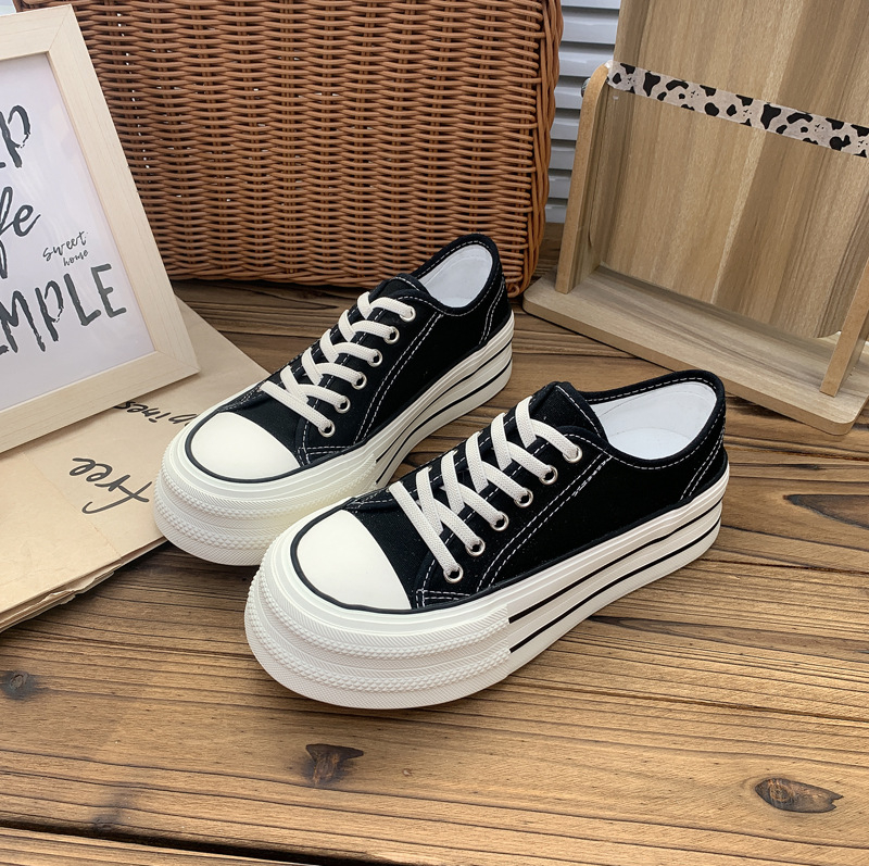 Naiste kanvas tossud platvormiga, paksu tallaga, ees köis, puuvillane vooder, suvi 2025