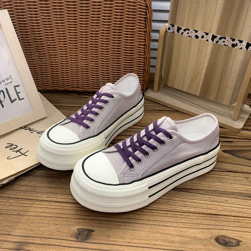 Naiste kanvas tossud platvormiga, paksu tallaga, ees köis, puuvillane vooder, suvi 2025