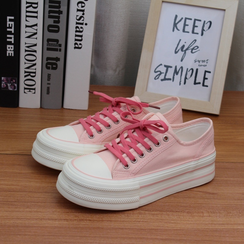 Naiste kanvas tossud platvormiga, paksu tallaga, ees köis, puuvillane vooder, suvi 2025