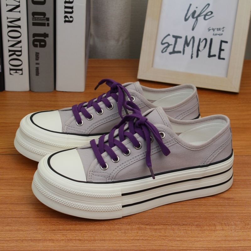 Naiste kanvas tossud platvormiga, paksu tallaga, ees köis, puuvillane vooder, suvi 2025