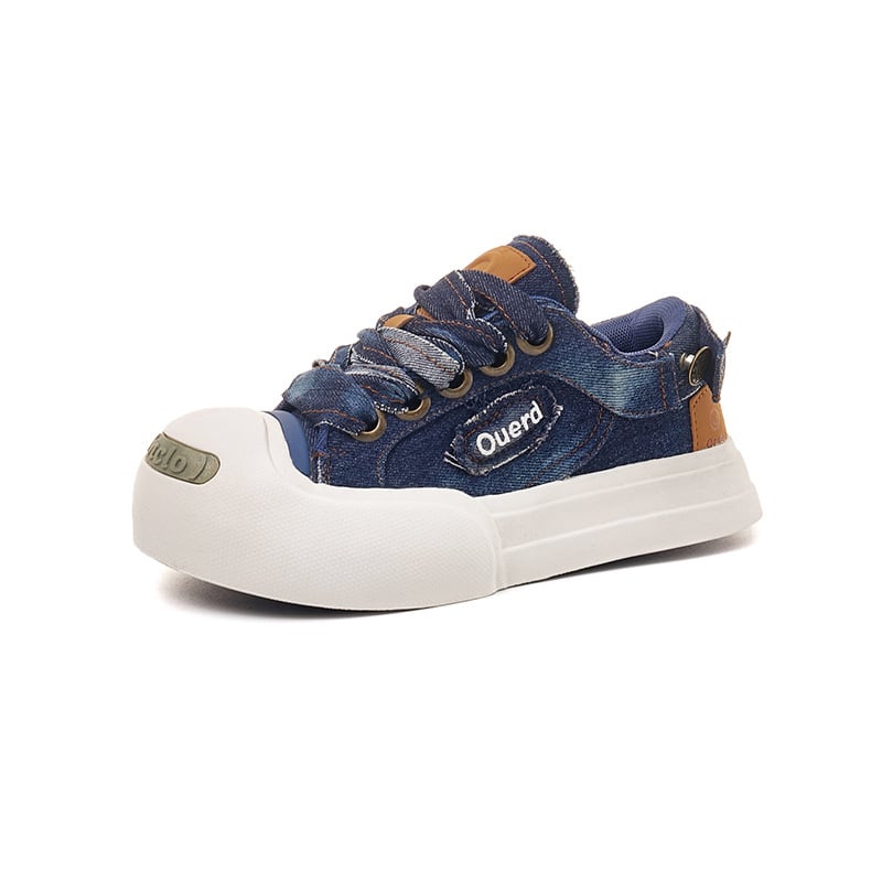 Unisex lõuendist jalanõud karikatuurimustriga, madal varvas, ees sõlmed, paks tald, libisemiskindel, kevad 2024