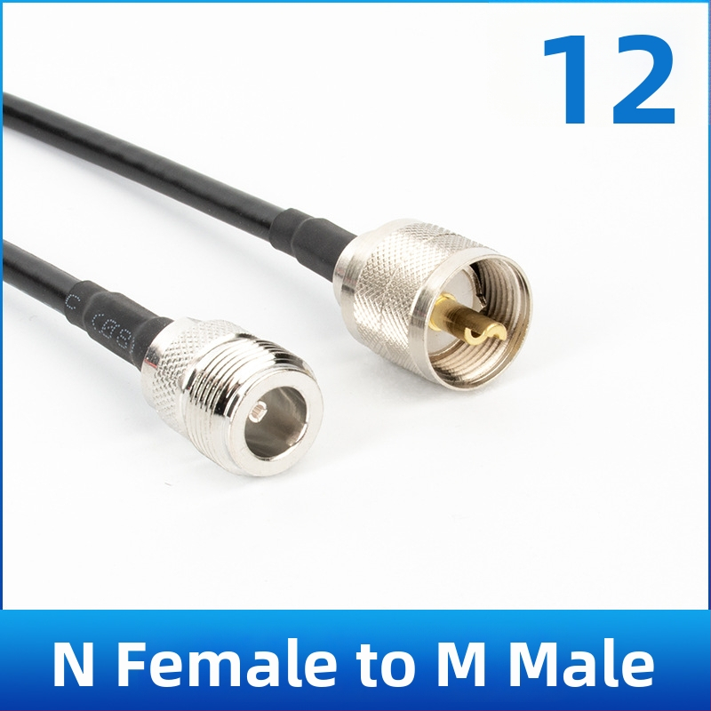 Antenas pagarinājuma līnija, modeļa 50-3, RF kabelis, apvalks: Cits, savienotāji: N/M/TNC/BNC/SMA, GPS/radio/mikrofona lietošanai