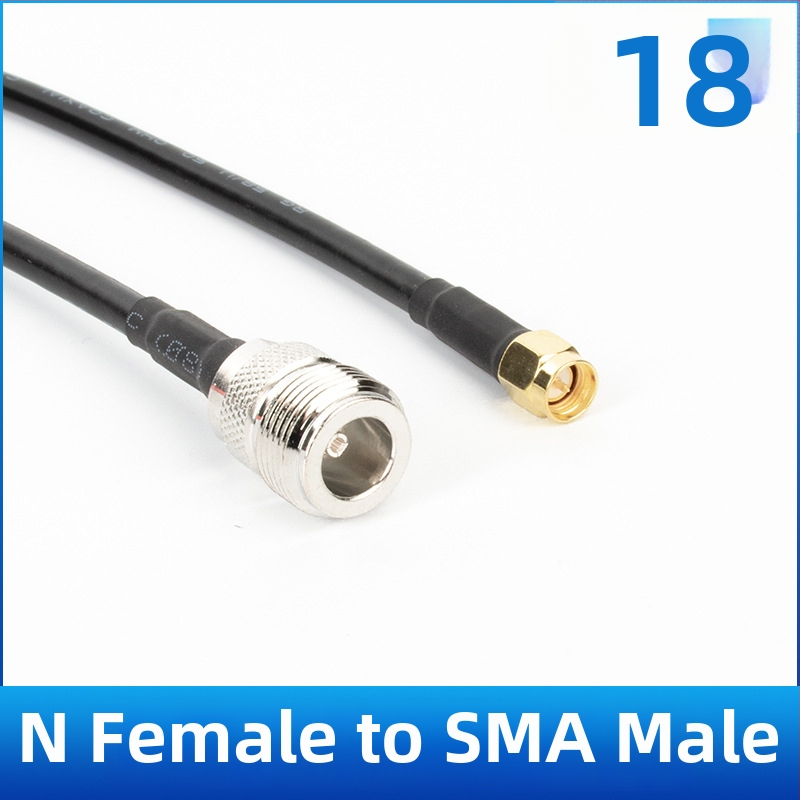 Antenas pagarinājuma līnija, modeļa 50-3, RF kabelis, apvalks: Cits, savienotāji: N/M/TNC/BNC/SMA, GPS/radio/mikrofona lietošanai