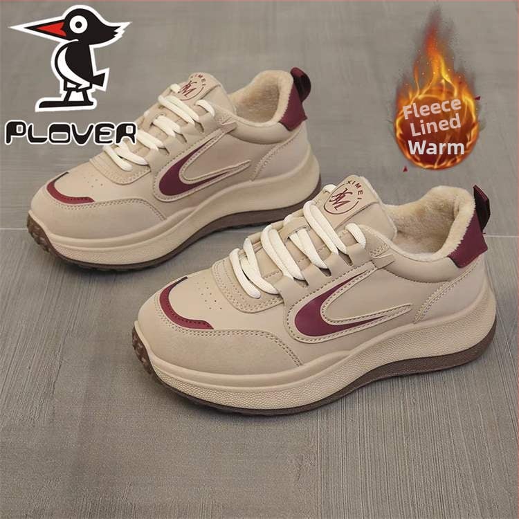 Sieviešu Slip-On kurpes, bieza zole, pretslīdēšana, fleece odere, vieglas