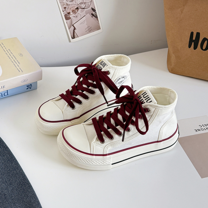 Naiste kanvasjalanõud madala ülemusega, vulkaniseeritud kummist talla, hingav puuvillane vooder