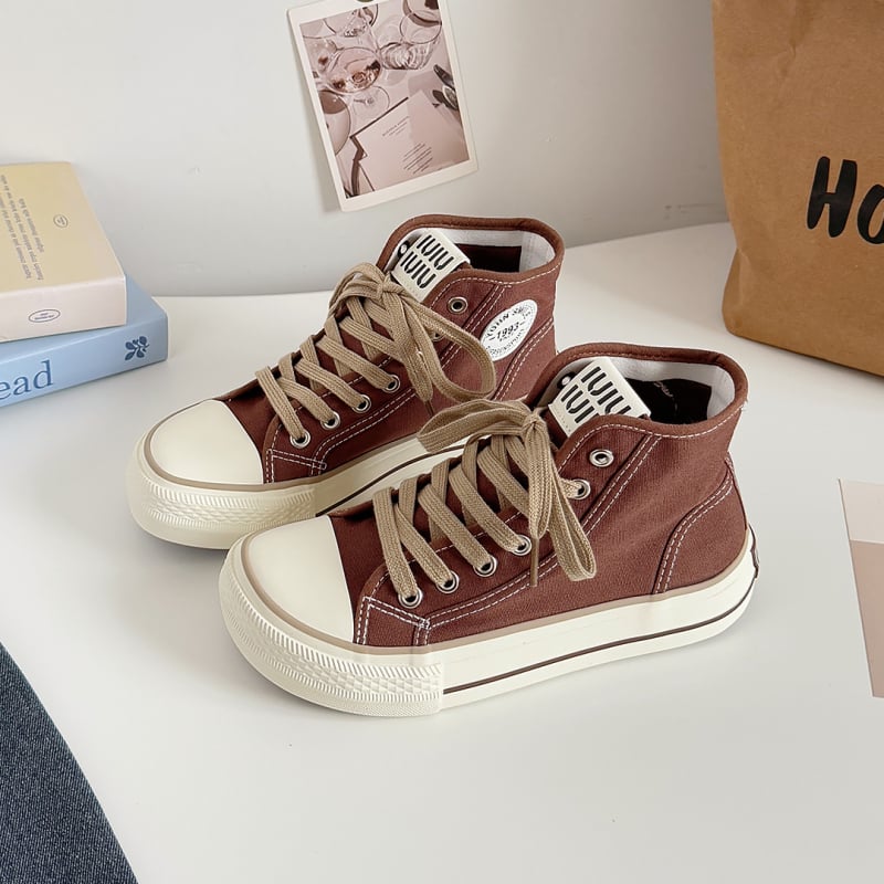 Naiste kanvasjalanõud madala ülemusega, vulkaniseeritud kummist talla, hingav puuvillane vooder