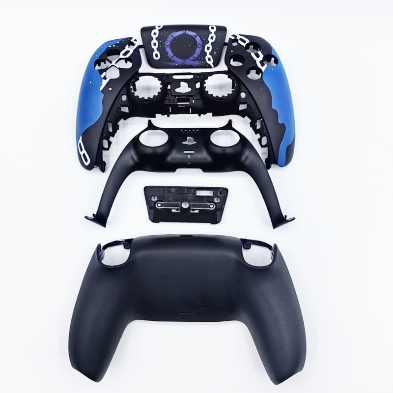 PS5 keičiamasis korpusas su vandens lipduku, plastikas, skirtas PS5 valdikliui