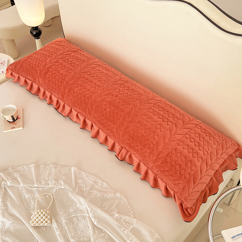 Navlaka za jastuk od mliječnog velura s kviltingom za parove — tkanina 40s, reaktivno bojanje