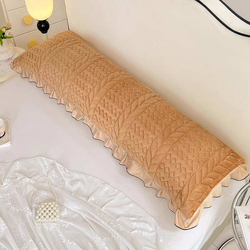 Navlaka za jastuk od mliječnog velura s kviltingom za parove — tkanina 40s, reaktivno bojanje