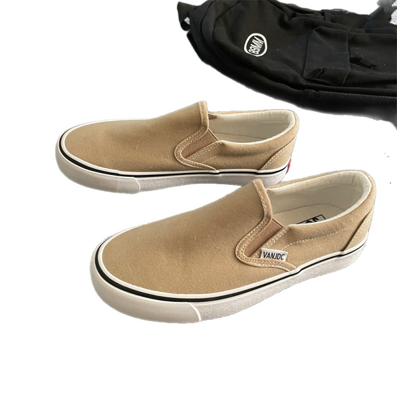 Unisex lõuendist tossud igapäevaseks kandmiseks, madal ülemine, Slip-on, vulkaniseeritud kummist tald, hingavad, vabaaja stiil