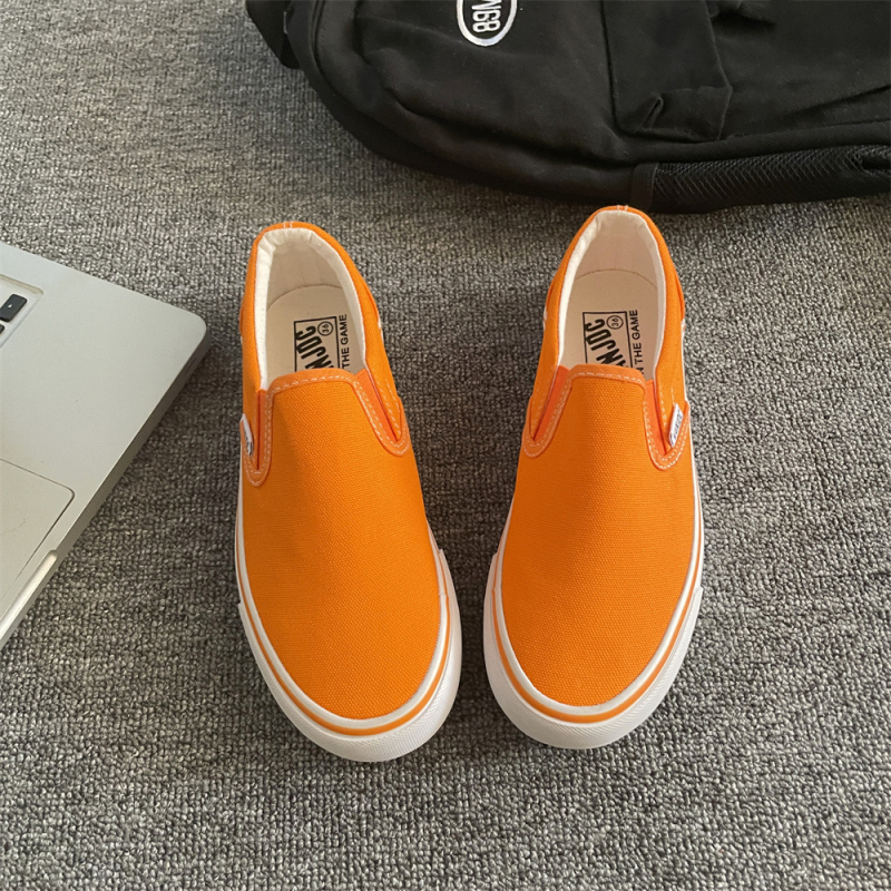 Unisex lõuendist tossud igapäevaseks kandmiseks, madal ülemine, Slip-on, vulkaniseeritud kummist tald, hingavad, vabaaja stiil