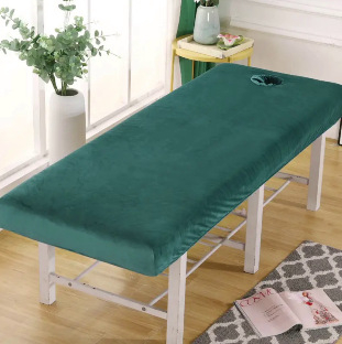 Kristalni baršun debeli prekrivač za bolnice, hotele i salone ljepote – minimalistički dizajn posteljine