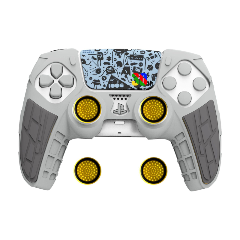 PS5 silikono apsauginis dėklas su raštais – Kamuflazė, Vandens pernešimas; Priešslydžio funkcija, Modelis UX-009-01